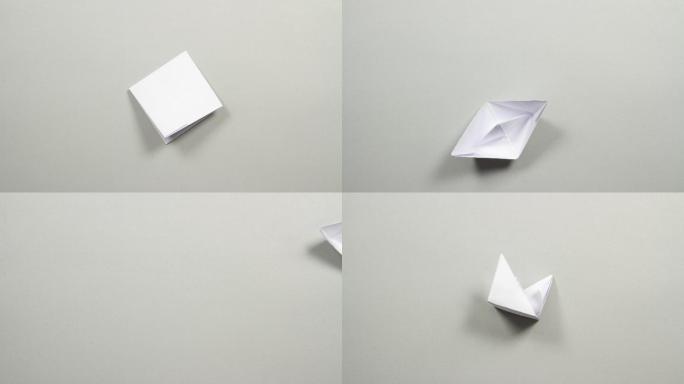 纸船运动动画