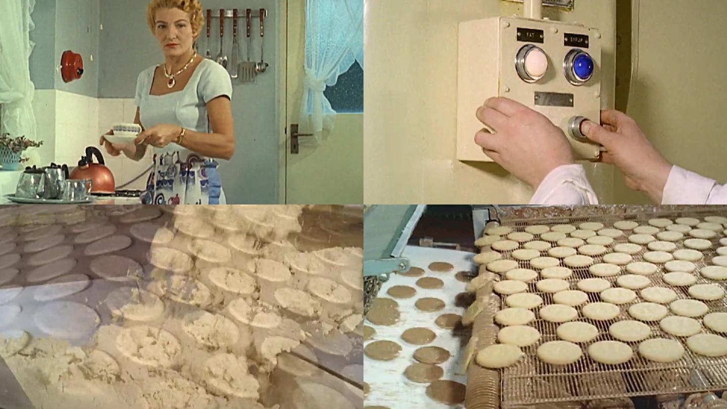 80年代牛奶饼干工厂
