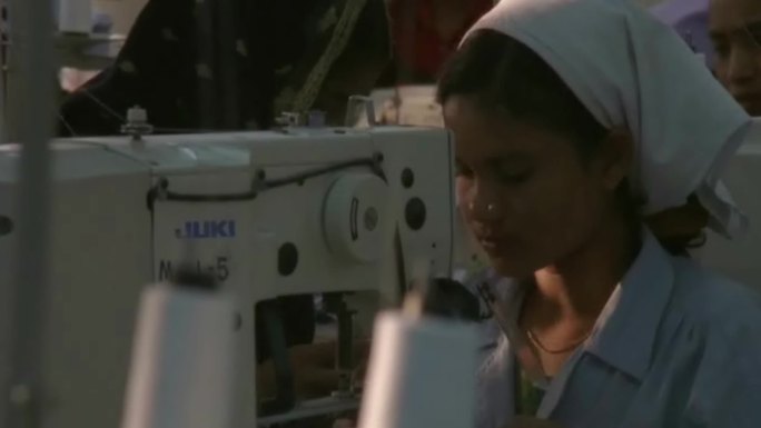 80年代尼泊尔纺织厂