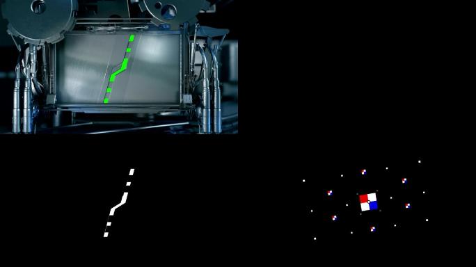 机械窗口过渡视频抠像通道3D特效视频