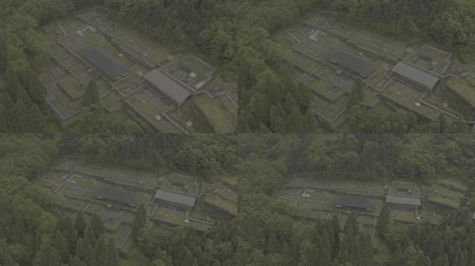 贵州遵义土司城堡遗址4k航拍