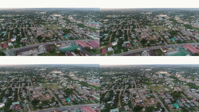 赞比亚城市风景鸟瞰