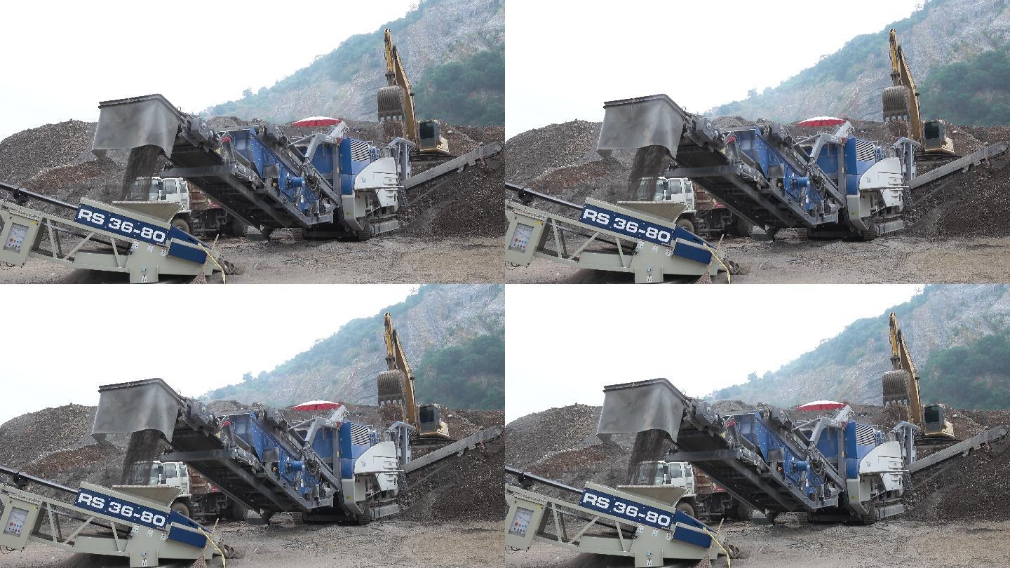 采石矿山工业采石重型机械设备