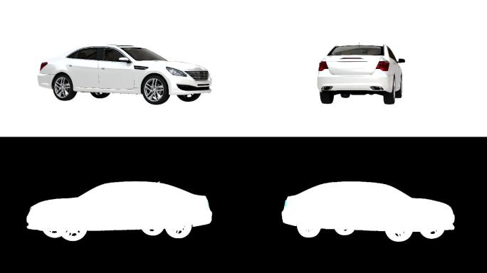 三维轿车旋转汽车工业三维汽车模型CG艺术