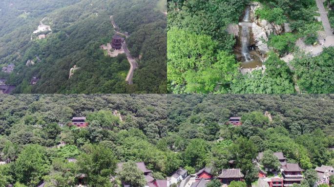 江苏连云港花果山夏季风光航拍