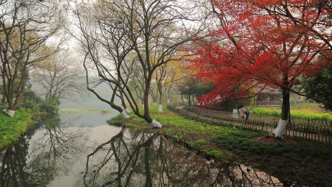 杭州西湖秋景