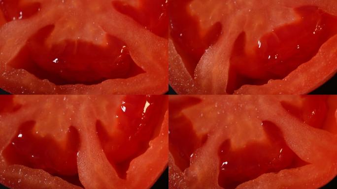 微距番茄种子番茄果肉 (8)