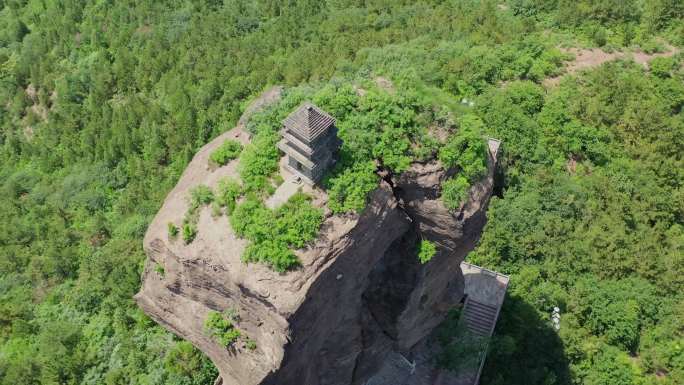 河北承德双塔山航拍