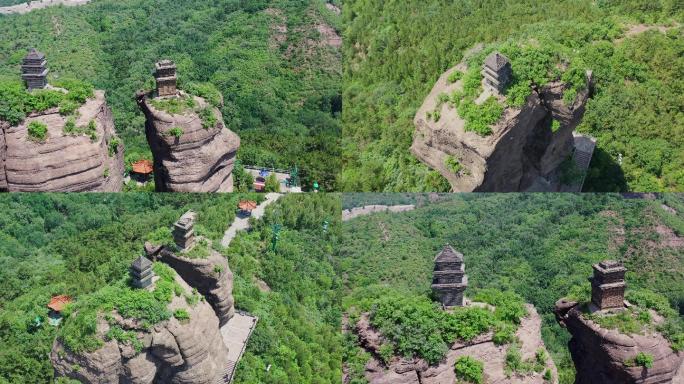 河北承德双塔山航拍