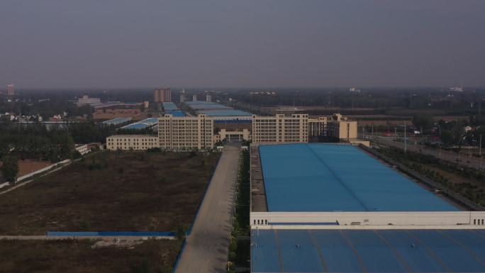 太康锅炉工厂厂房蓝色屋顶