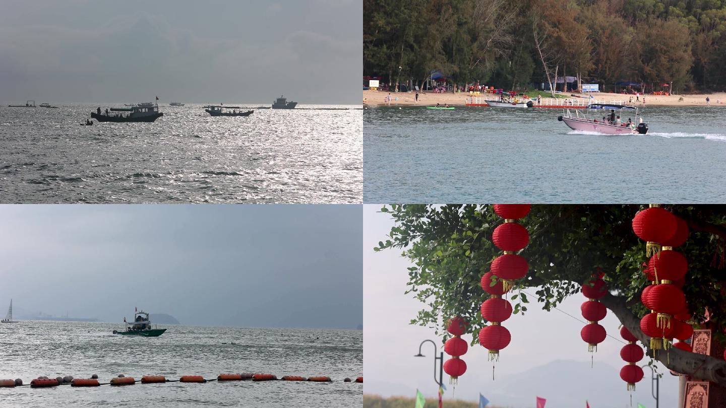 惠州十里银滩海边 升格拍摄