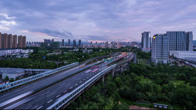 杭州城市高架车流量