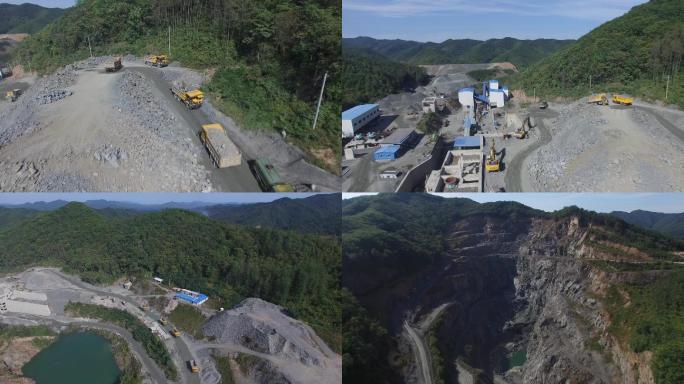 矿山 采石场 开采 采矿 航拍