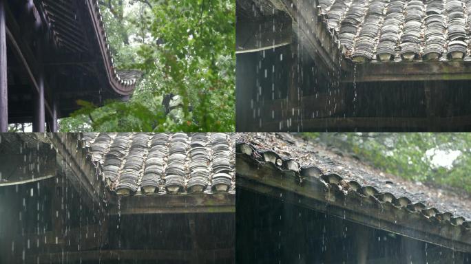 屋檐雨水雨滴下雨