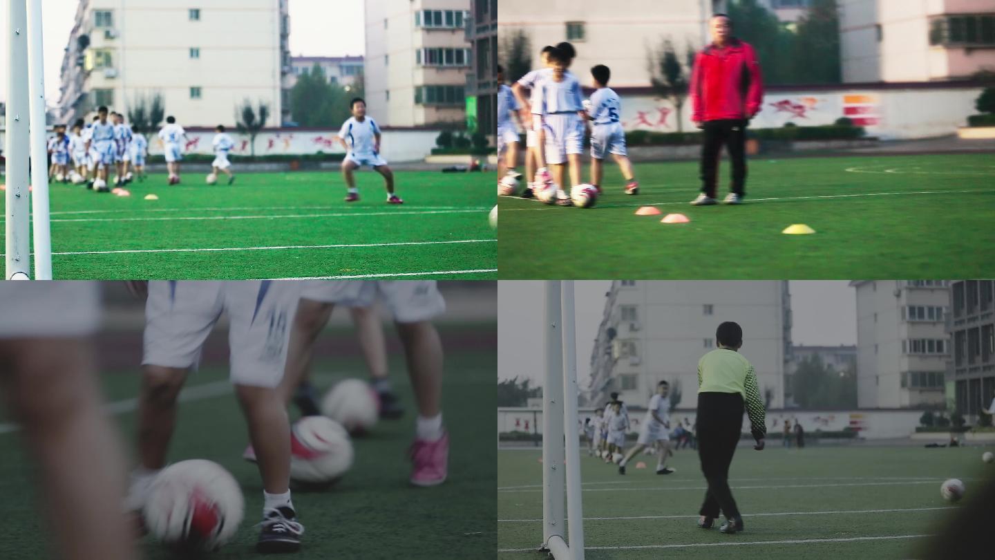 小学学校足球社团双减活动小学生足球训练