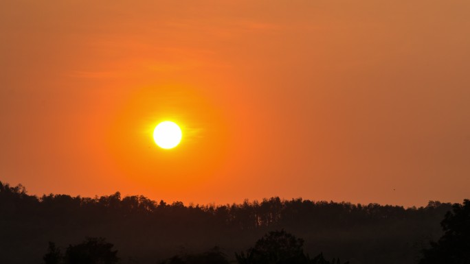 落日日落夕阳落山太阳落山