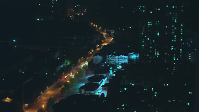「原创」城市4k航拍夜景