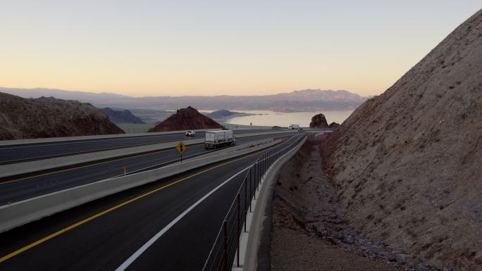 公路风景公路道路西部