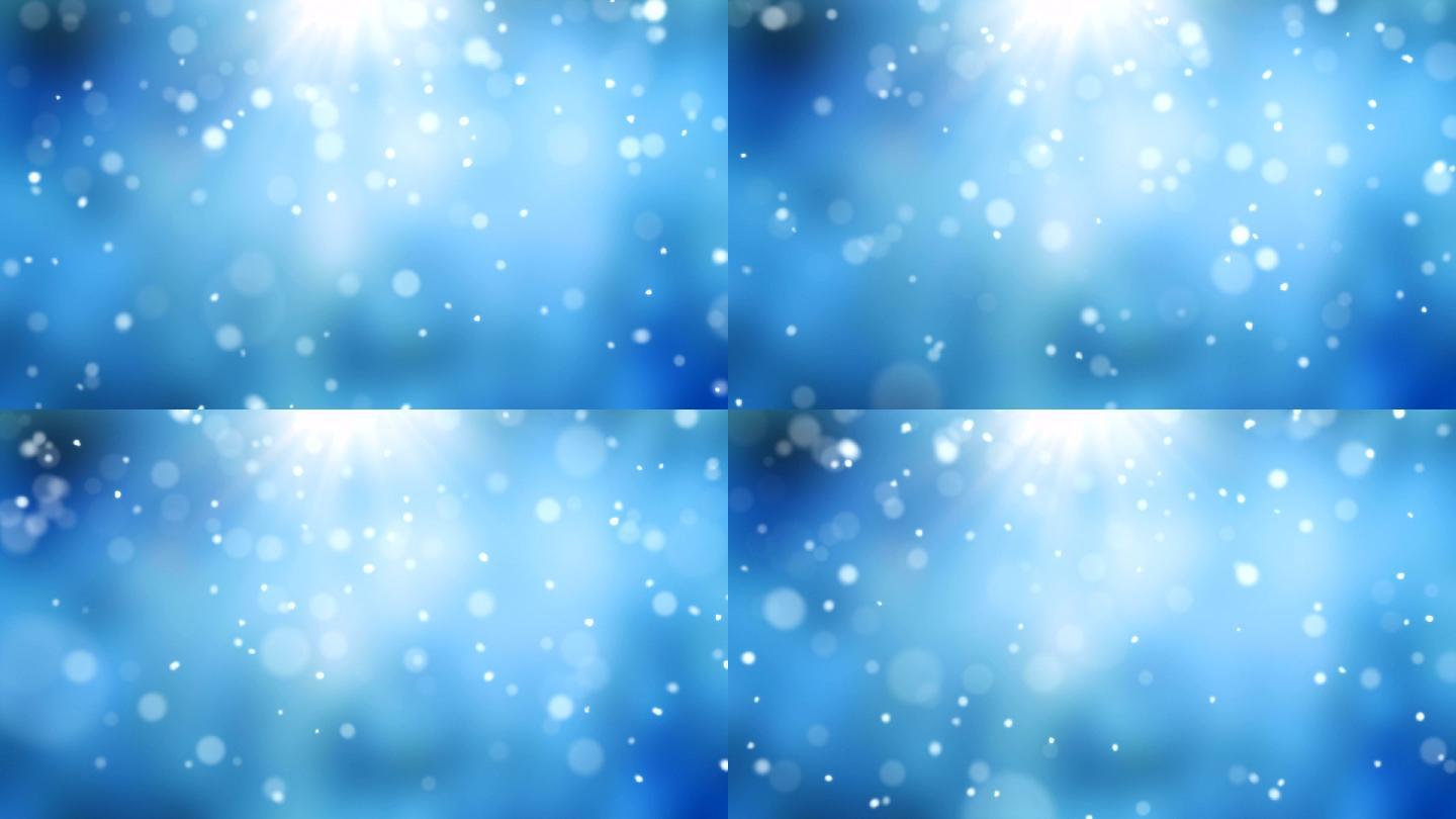雪花背景视频素材