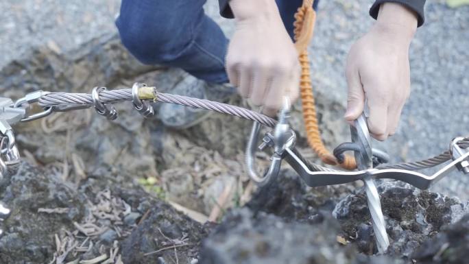 攀岩登山视频素材