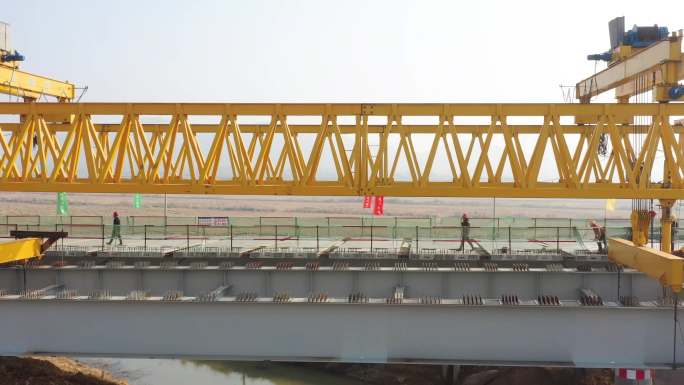 钢箱梁吊装 高速公路施工架桥机桥梁施工