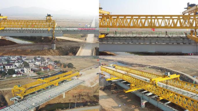 钢箱梁吊装 高速公路施工架桥机桥梁施工