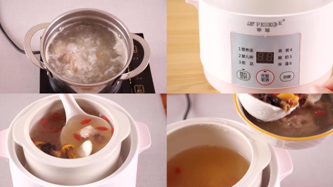 姬松茸桂圆枸杞子汤-中药材-煲汤