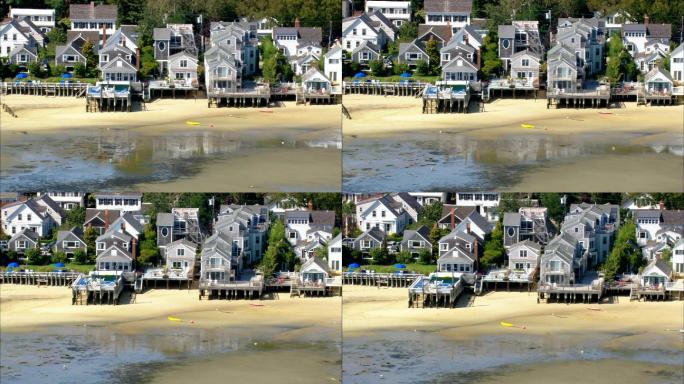 海滩房屋-鸟瞰图-马萨诸塞州