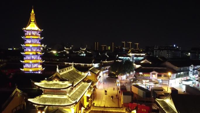 航拍景点南禅寺夜景