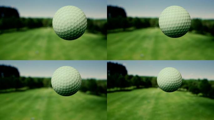 空中高尔夫球超慢动作