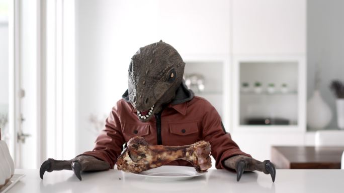 午餐是为恐龙少年准备的