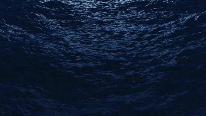 水背景深海海水黑色深海