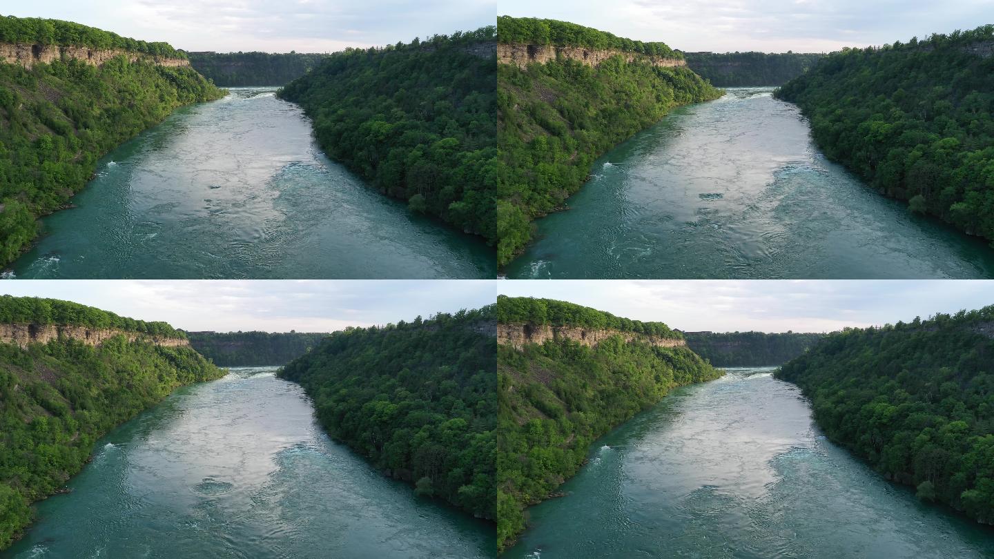 尼亚加拉瀑布风景植被河水水资源