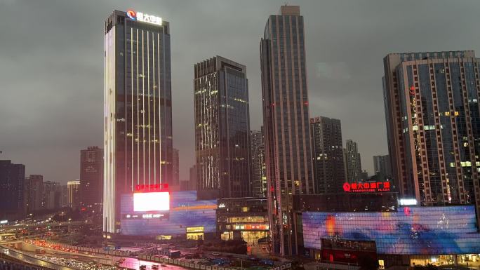 唯美雨夜都市