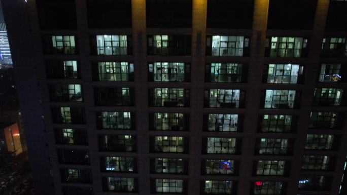 医院大楼夜景