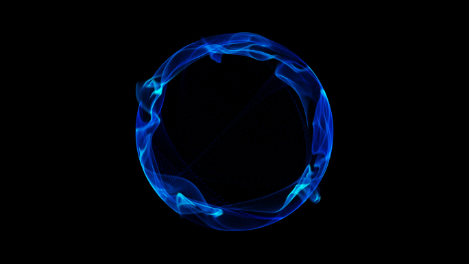 粒子圆环（带透明通道）