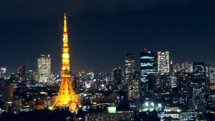 东京地标与摩天大楼闪耀