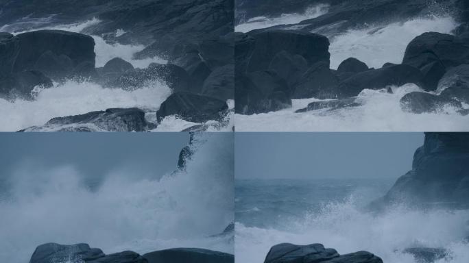 海岸风暴-升格动画