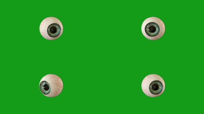 眼球绿色屏幕运动图形