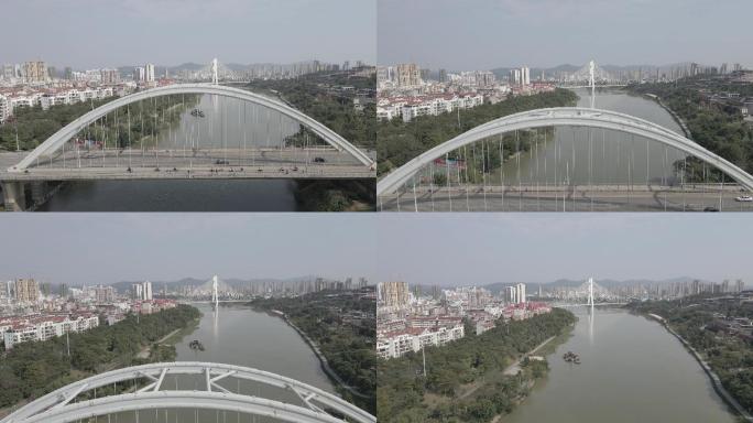广西百色百林桥+东合桥航拍4k60p