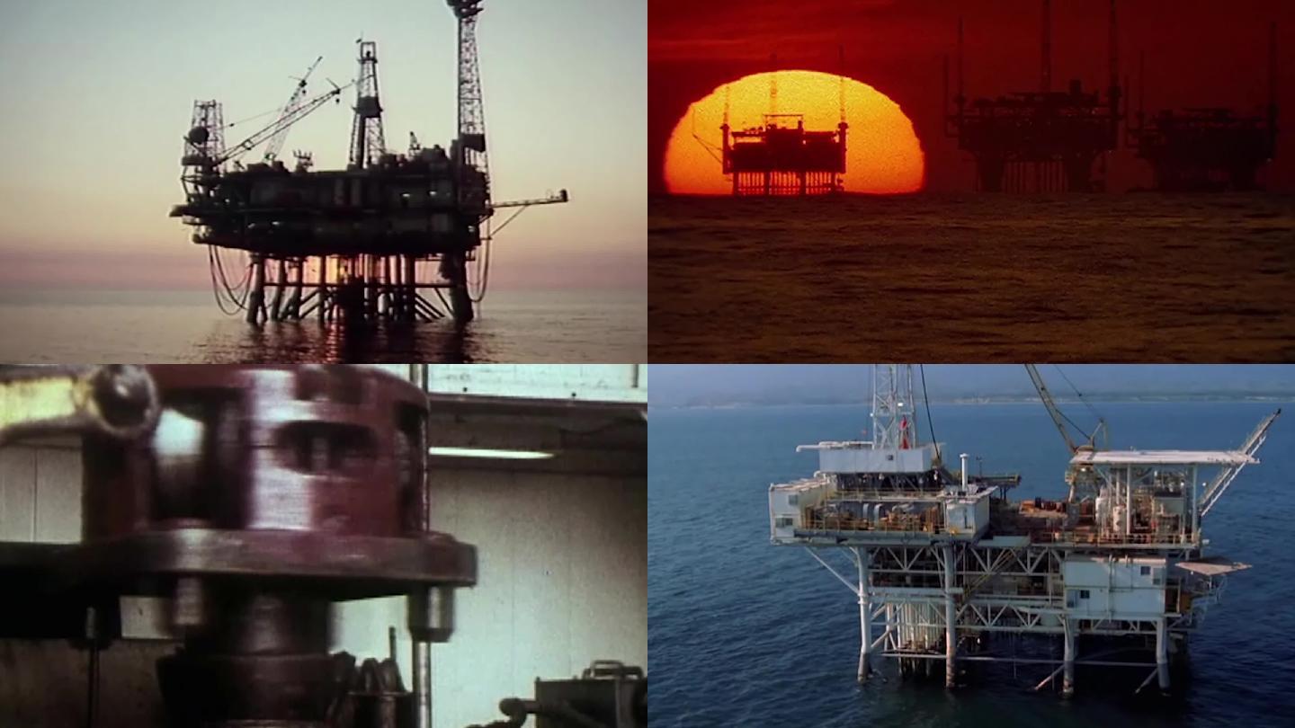 90年代海上石油钻井平台