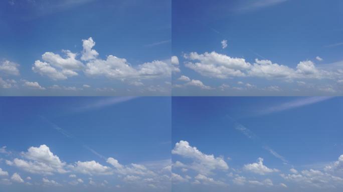 美丽的云景背景场景流云云朵云彩蔚蓝蓝天