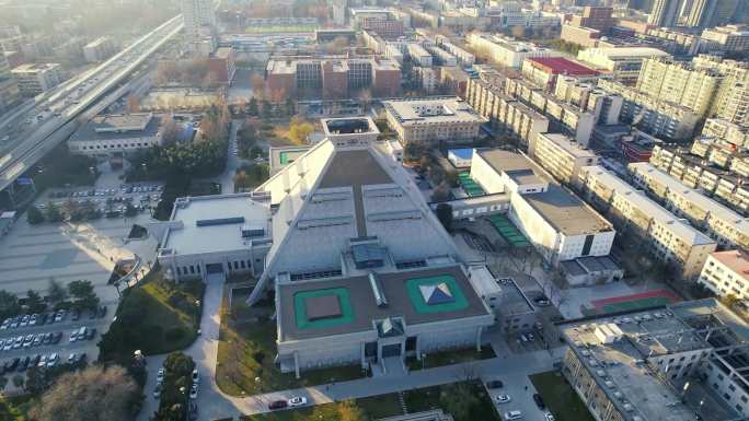 河南博物院4K多角度航拍