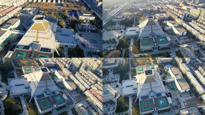 河南博物院4K多角度航拍