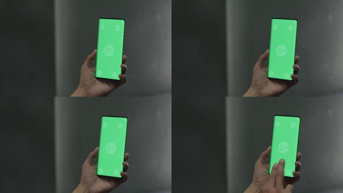 实拍4k绿幕手机