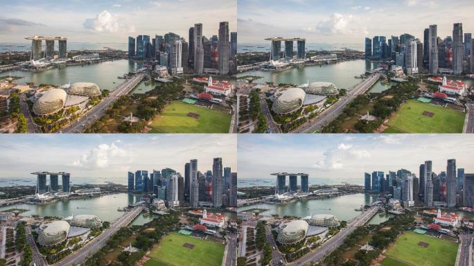 新加坡城市延时风景