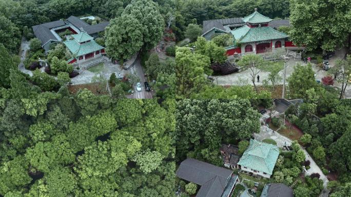 江苏南京钟山风景区陵园邮局航拍b