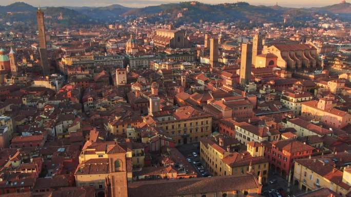 博洛尼亚市风景意大利人文世界历史