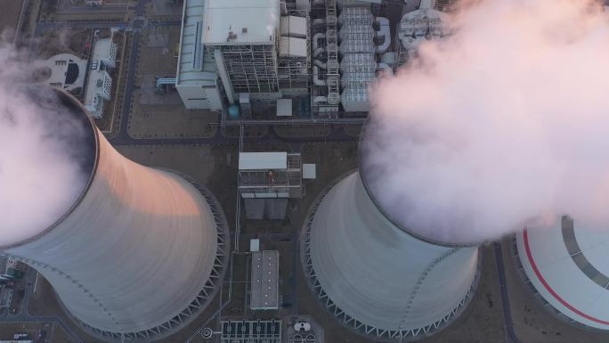 火力发电站空气大气