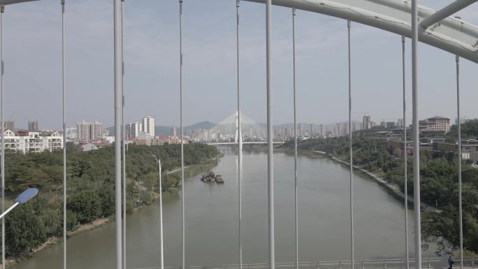 广西百色百林桥+东合桥航拍4k60p
